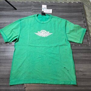 Jordan Rare Air Men's T-shirt Size Medium IB3130-324 Stadium Green/Sail